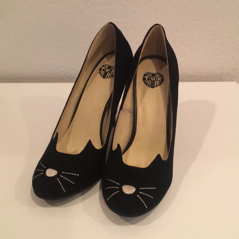 TUK kitty heels